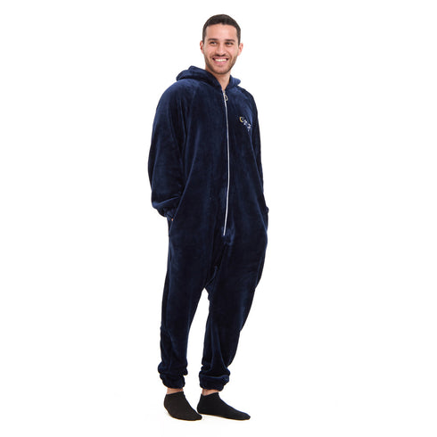 Snuggs Blanket Onesie Dark Blue هلال رمضان